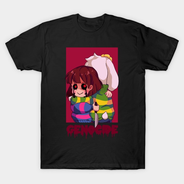 Undertale- set 2 (Genocide) T-Shirt by Midnight_rabbit